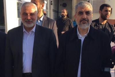 Hamas Delegation Including Haniyeh and Meshaal Arrives in Cairo