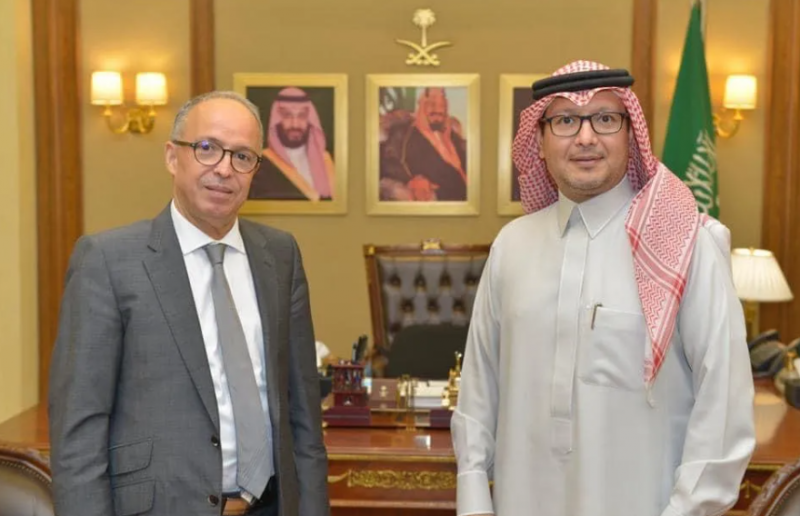 Bukhari Meets the New Algerian Ambassador in Lebanon