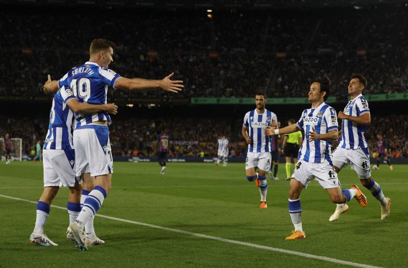 Real Sociedad Spoils Barcelona's Title Celebrations with 2-1 Victory at Camp Nou