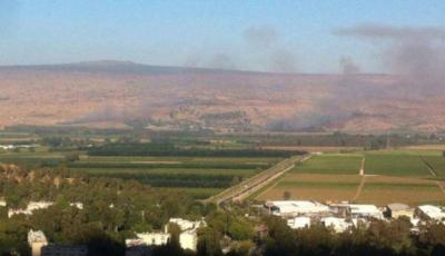 Title: Shelling from Syria towards Golan... Israel Responds