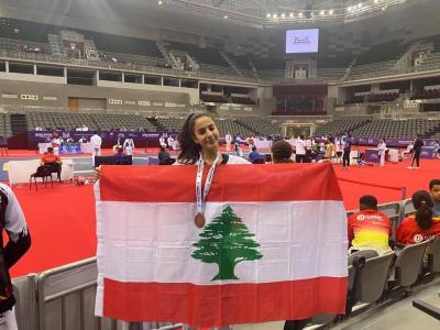 Bronze Medal for Elodie Hijar from "Mon Lasall" Club at the Qatar Open