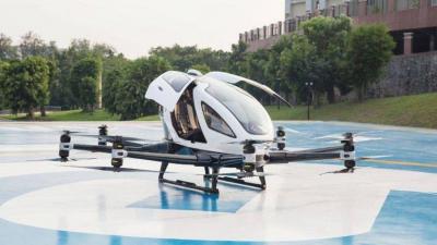 Title: "Flying Taxi" Soars in Spain