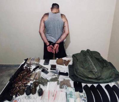 Drug Dealer Arrested by Lebanese Security: Marijuana, Cocaine, and a Scale