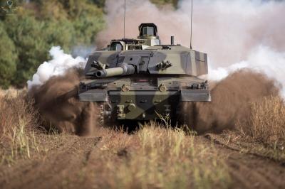Title: Video - Destroyed Challenger 2 Tank in Ukraine