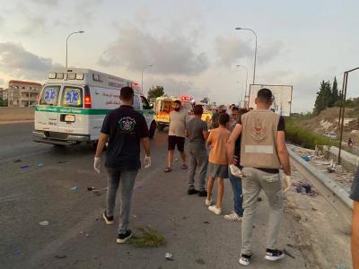 Video: Six Killed in Horrific Traffic Accident in Southern Lebanon
