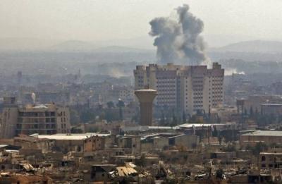 Israeli Attack on Damascus Area.. Syrian Forces Respond