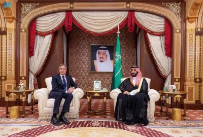 Saudi Crown Prince and U.S. Secretary of State Discuss Bilateral Relations