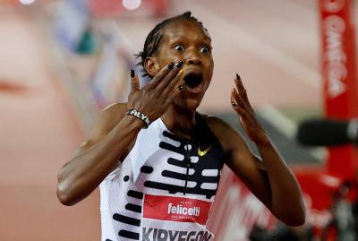 Kipyegon Breaks Women's Mile World Record
