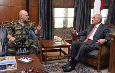 Berri Meets Army Commander
