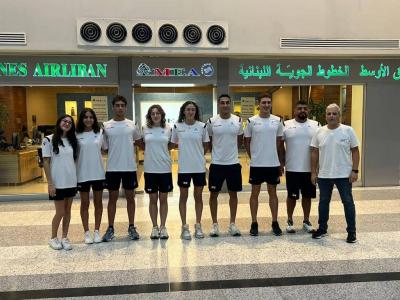 Lebanon's Swimming Delegation to the Arab Championship