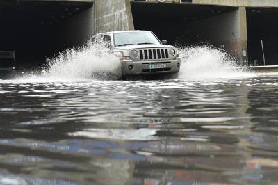 Heavy Rain Floods Streets in Lebanon and Submerges "Heart of Jesus" Hospital
