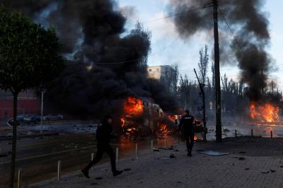 Title: Official: Russian Attack Hits Energy Facilities in Ukraine