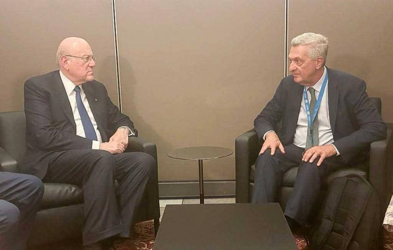 The Syrian Displacement Crisis Between Mikati and Grandi in New York