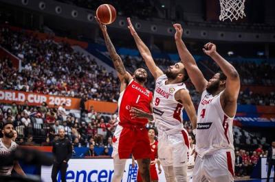 Second Heavy Loss for Lebanon Against Canada 128-73 in the 2023 World Cup Finals