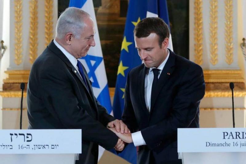 Macron to Netanyahu: End Violent Attacks Against Palestinians
