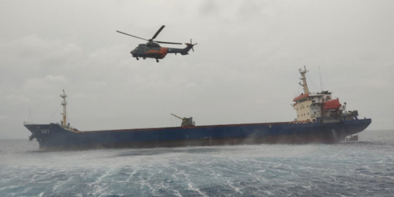 ## Collision of Cargo Ships off a Greek Island