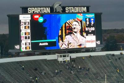Michigan University Apologizes for Displaying Hitler's Image at Football Event