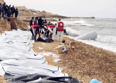 After the Drowning of Migrant Boats, Libyan Beaches Receive Dozens of Bodies
