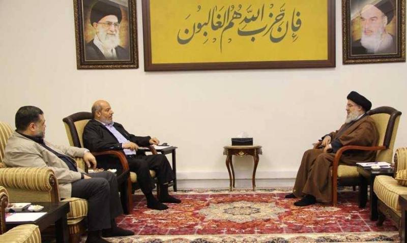 Nasrallah Meets Hamas Deputy Leader in Gaza