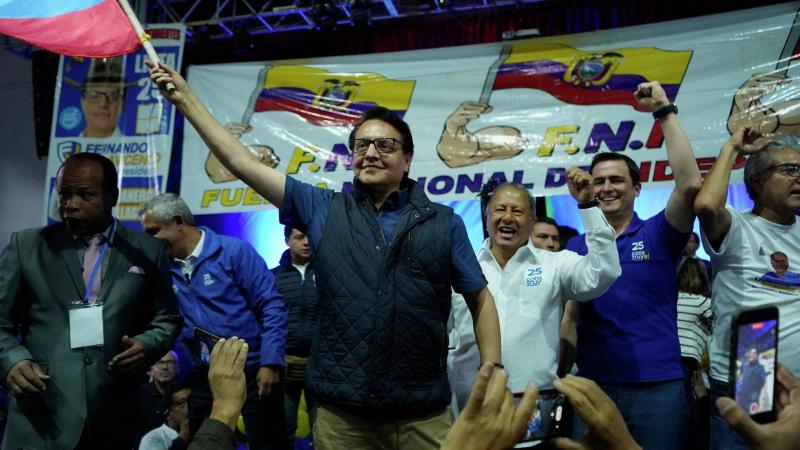 Supporters Mourn Assassinated Presidential Candidate of Ecuador