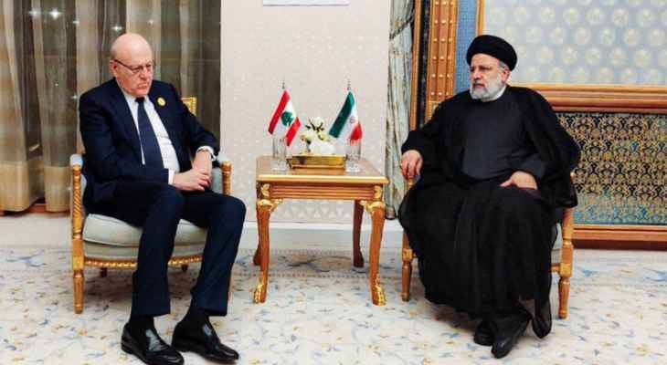 Raisi Meets Mikati: Resistance Does Not Receive Orders from Iran