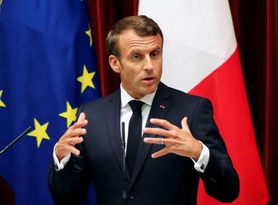 Macron: Iran's Praise for Hamas Attack is Unacceptable