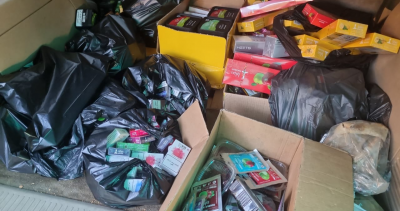 "Regie" Seizes Smuggled Tobacco Products in Various Areas