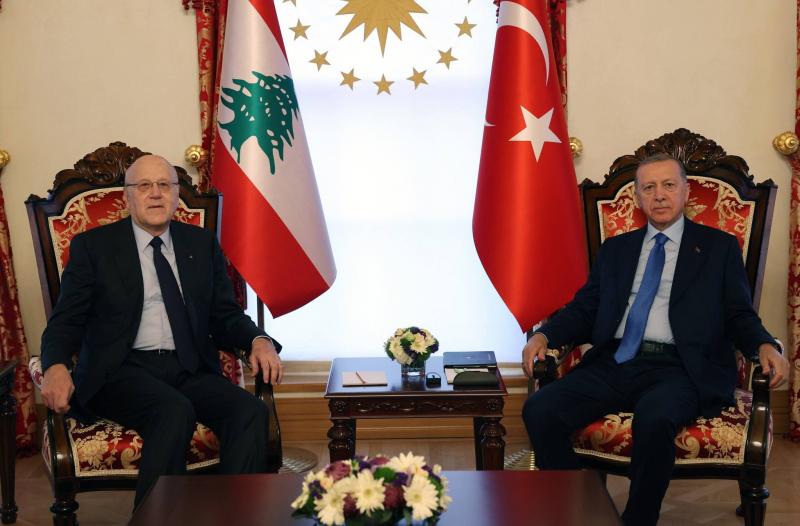 Mikati Meets Erdogan in Istanbul