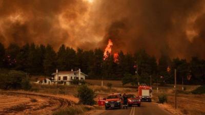 Video - Fires Rage in Greece as Athens Evacuates Resorts