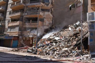 Video: 8 Missing After Collapse of 13-Story Building in Alexandria