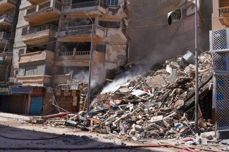 Video: 8 Missing After Collapse of 13-Story Building in Alexandria