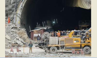 Indian Rescue Teams Five Meters Away from 41 Workers Trapped in Collapsed Tunnel