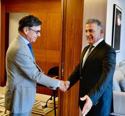 Ibrahim Discusses the Situation with the Belgian Ambassador