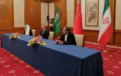 China Sponsors Restoration of Diplomatic Relations Between Iran and Saudi Arabia