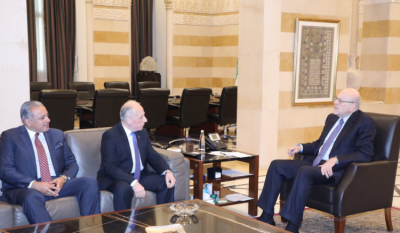 Mikati Receives Minister of Defense