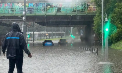 Death of a Woman in Heavy Rainfall in Belgium