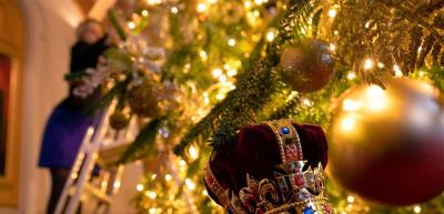 Holiday Decorations... "With What We Have"