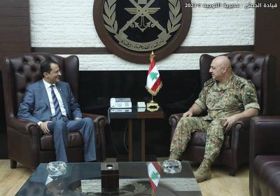 Title: Army Commander Aoun Thanks Qatar for Ongoing Support