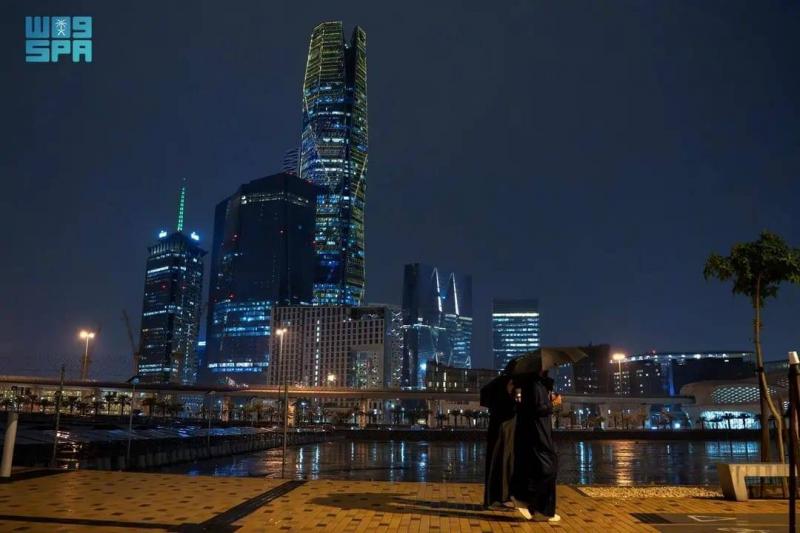 Heavy Rainfall in Riyadh: Images and Videos