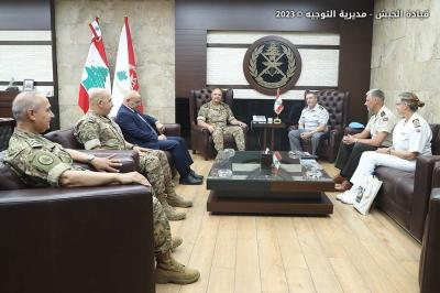 Army Commander Discusses Situation in Lebanon and the Region