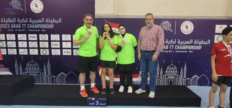 Lebanese Table Tennis Championship: Bronze Medal for Lebanon through Bisan Shiri and Maryam Berouti