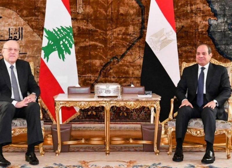 Title: El-Sisi Discusses Gaza Situation with Mikati