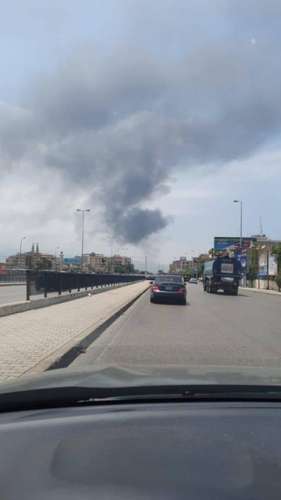 Fire Near Beirut Airport