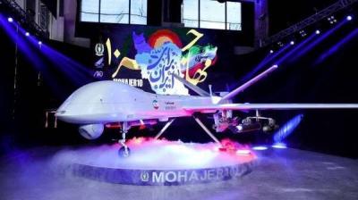 Iran Reveals Advanced "Mohajer 10" Drone