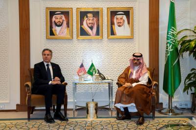 Urgent Call for Ceasefire in Gaza During Meeting Between Saudi and U.S. Foreign Ministers
