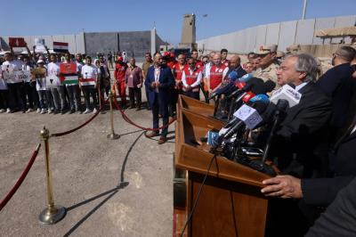 Guterres: The People of Gaza Need Aid as Soon as Possible