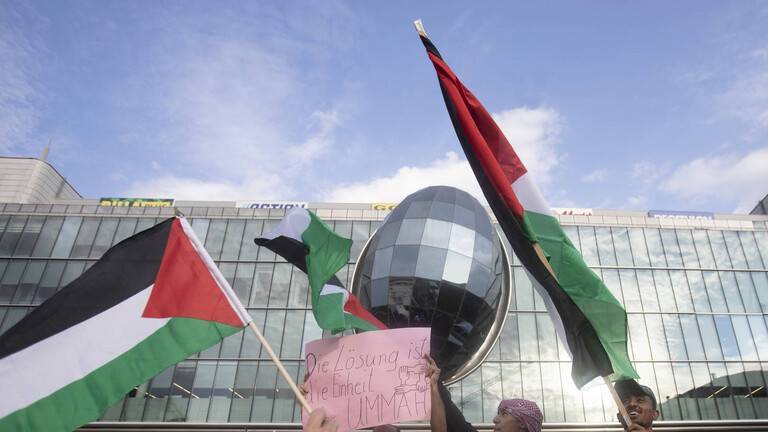 Massive Protest in Brussels in Support of Palestine (Video)
