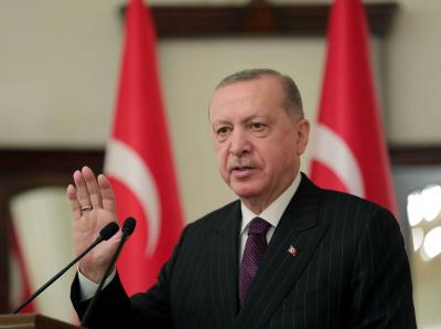 Erdogan Calls on World Powers to Pressure Israel to Stop Attacks