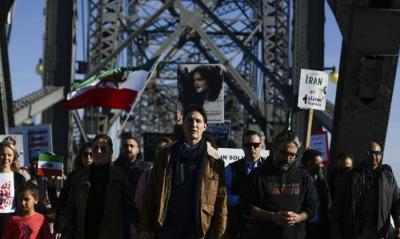 Trudeau Joins Demonstrations Supporting the Iranian Uprising