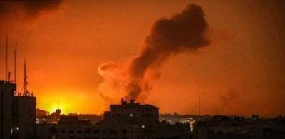 Title: Intense Shelling Targets Main Water Tank in Tal al-Zaatar, Northern Gaza